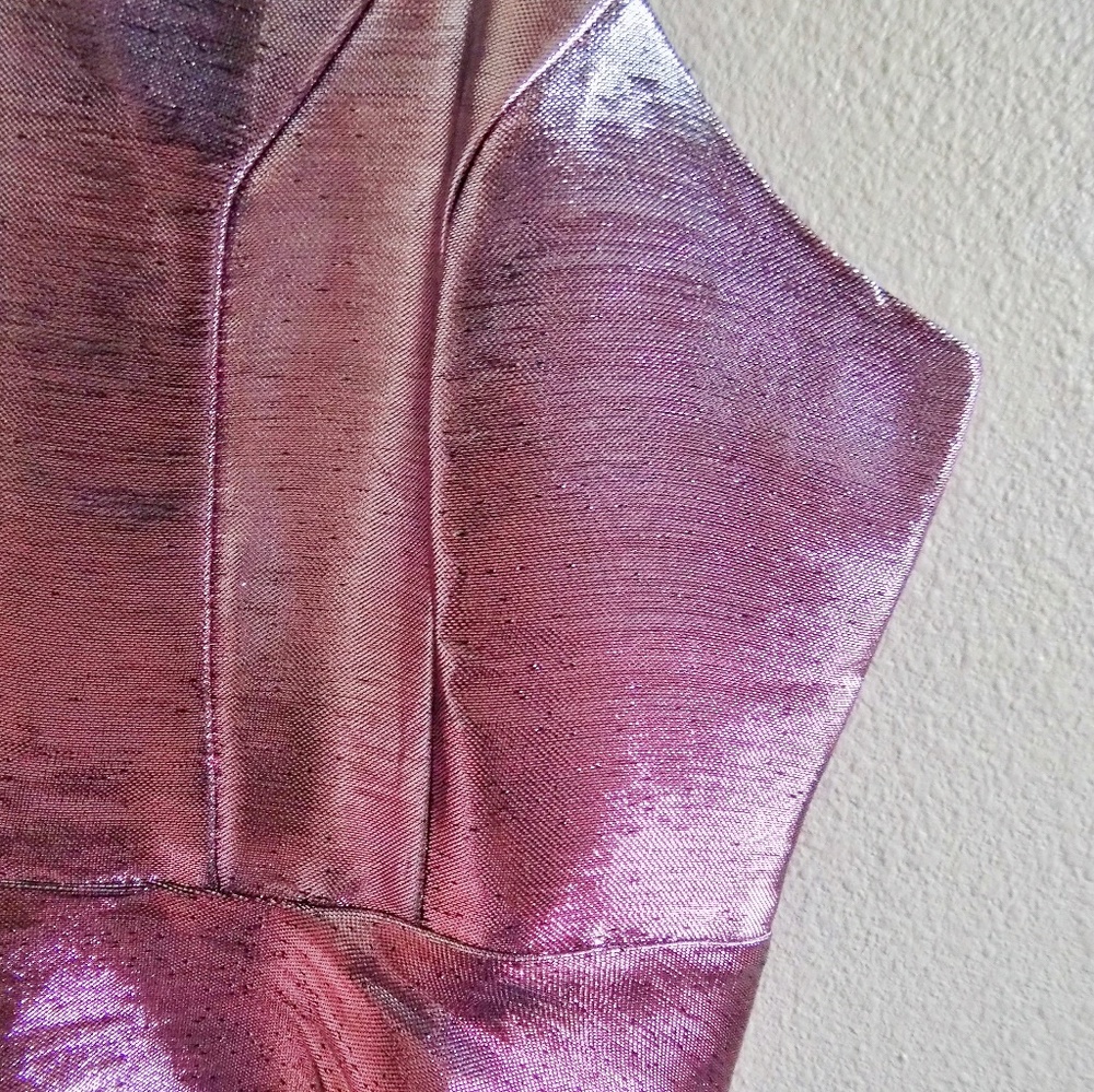 Metallic Fit & Flare Dress - Picture 4 of 4